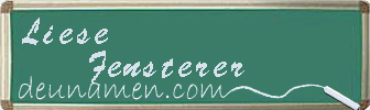 Liese Fensterer Visitenkarte